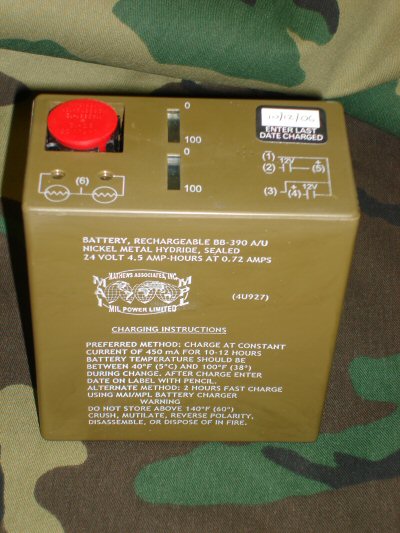 BB-390B/U NiMH battery